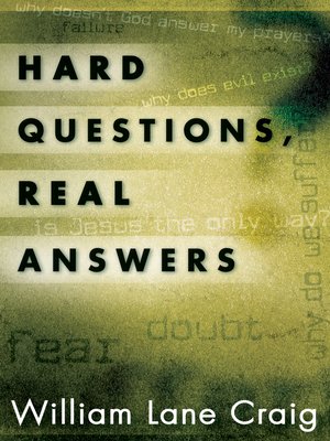 Hard Questions, Real Answers - ebook